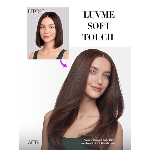 Hair Extensions Human Clip in 14 Inch 110g Natural Black Remy Straight main image 9
